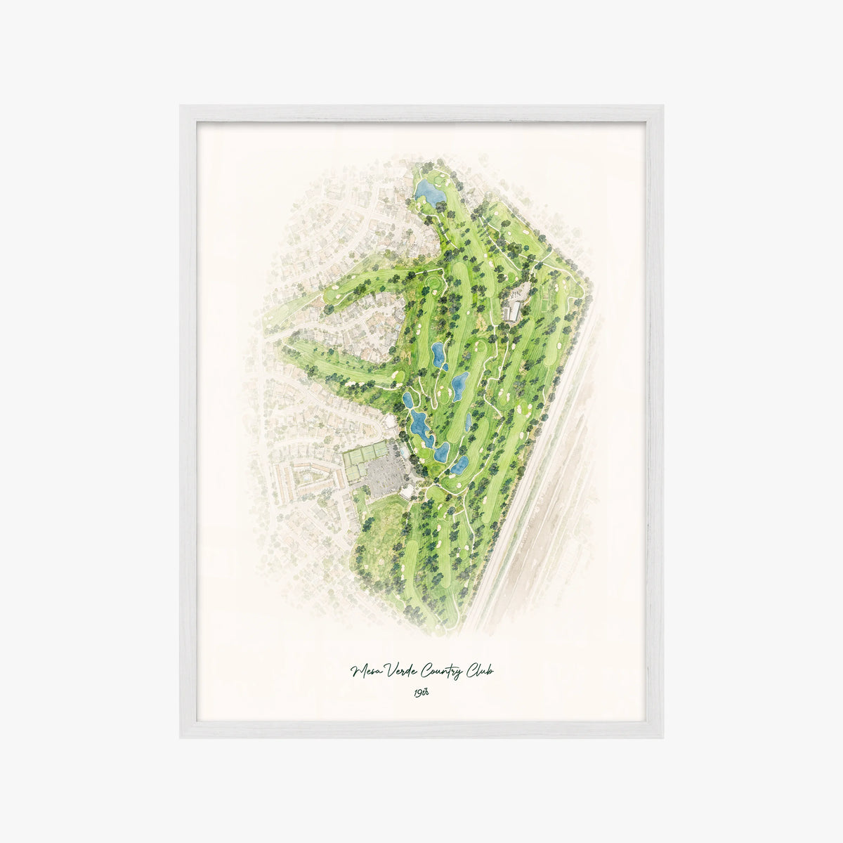 Mesa Verde Country Club white frame