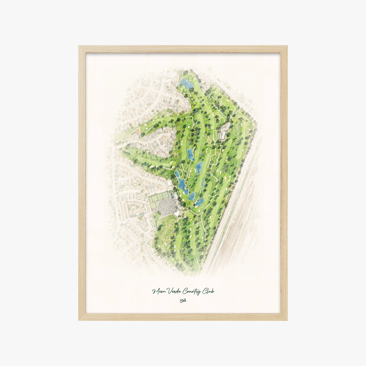 Mesa Verde Country Club wood frame