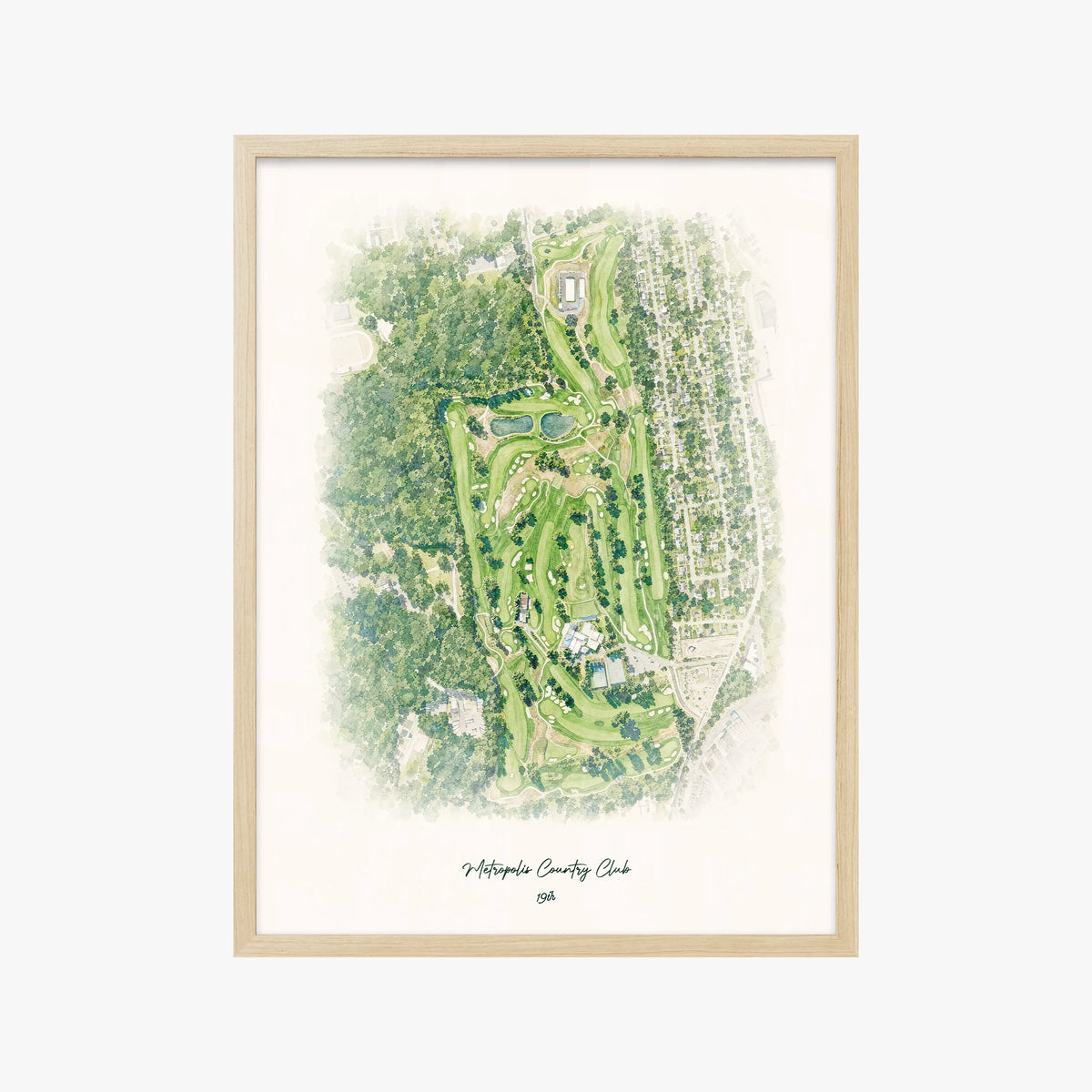 Metropolis Country Club wood frame