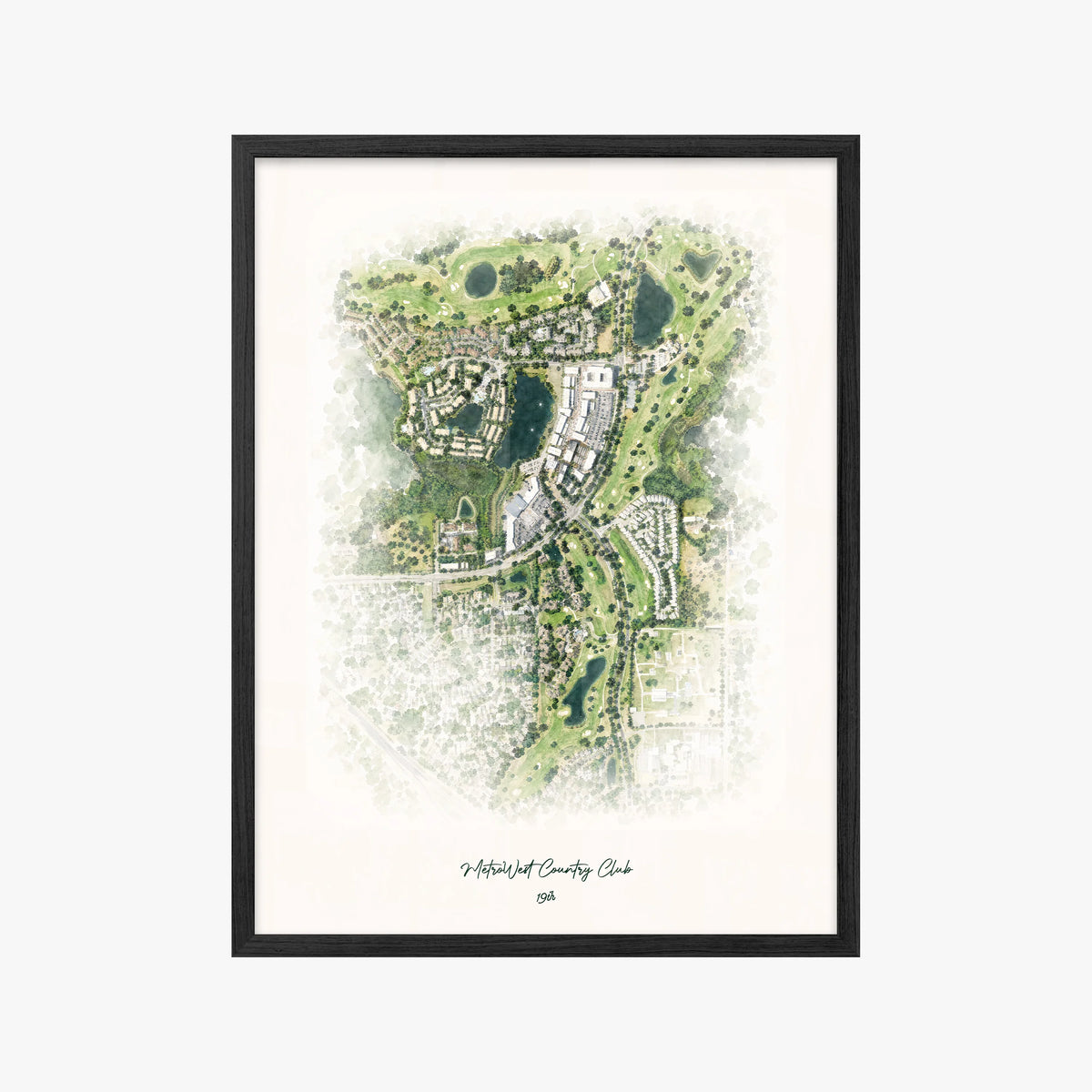 MetroWest Country Club black frame