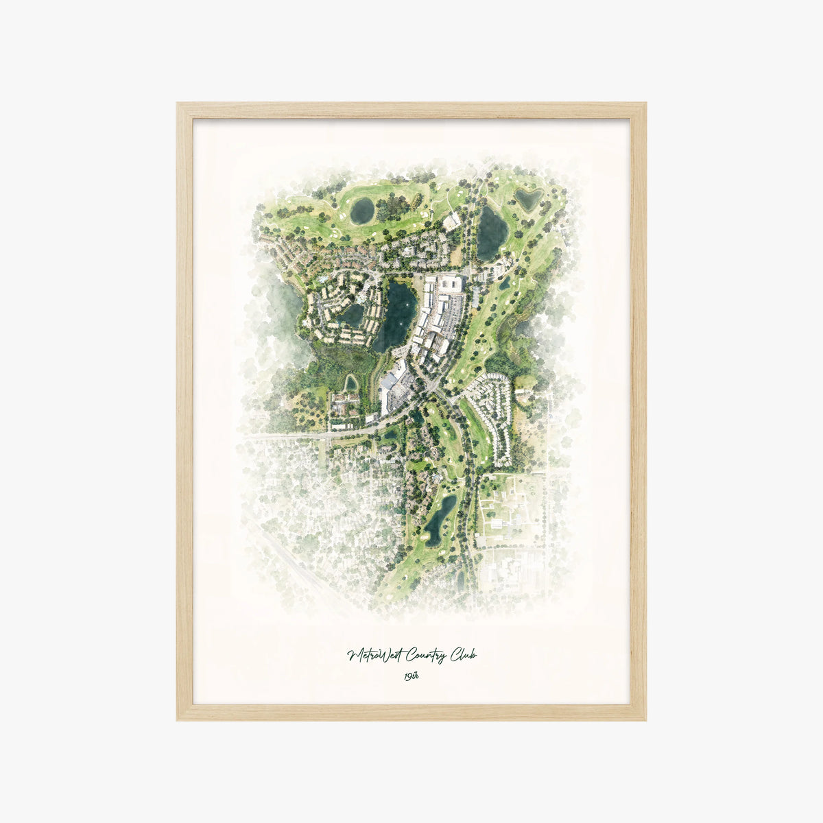 MetroWest Country Club wood frame