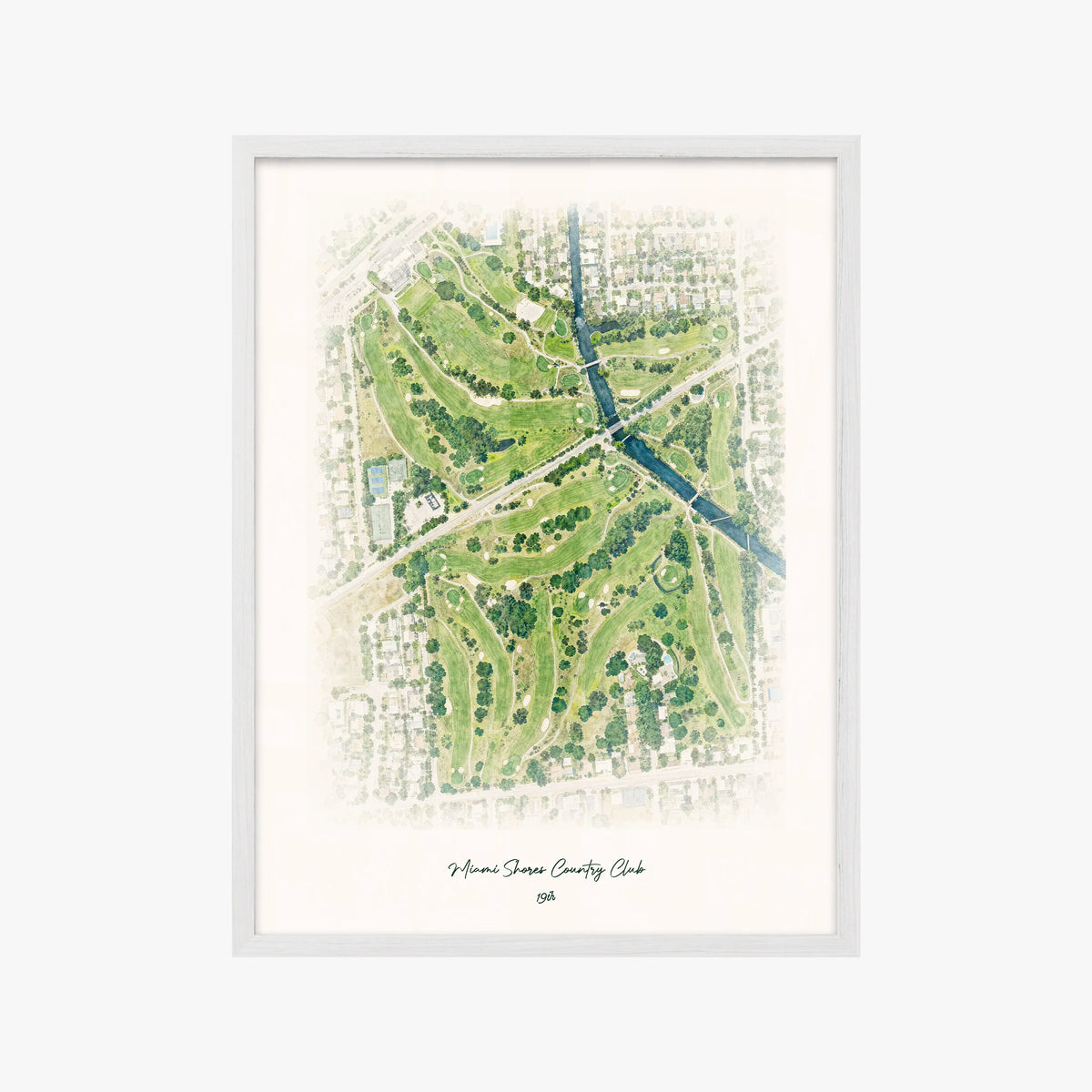 Miami Shores Country Club white frame