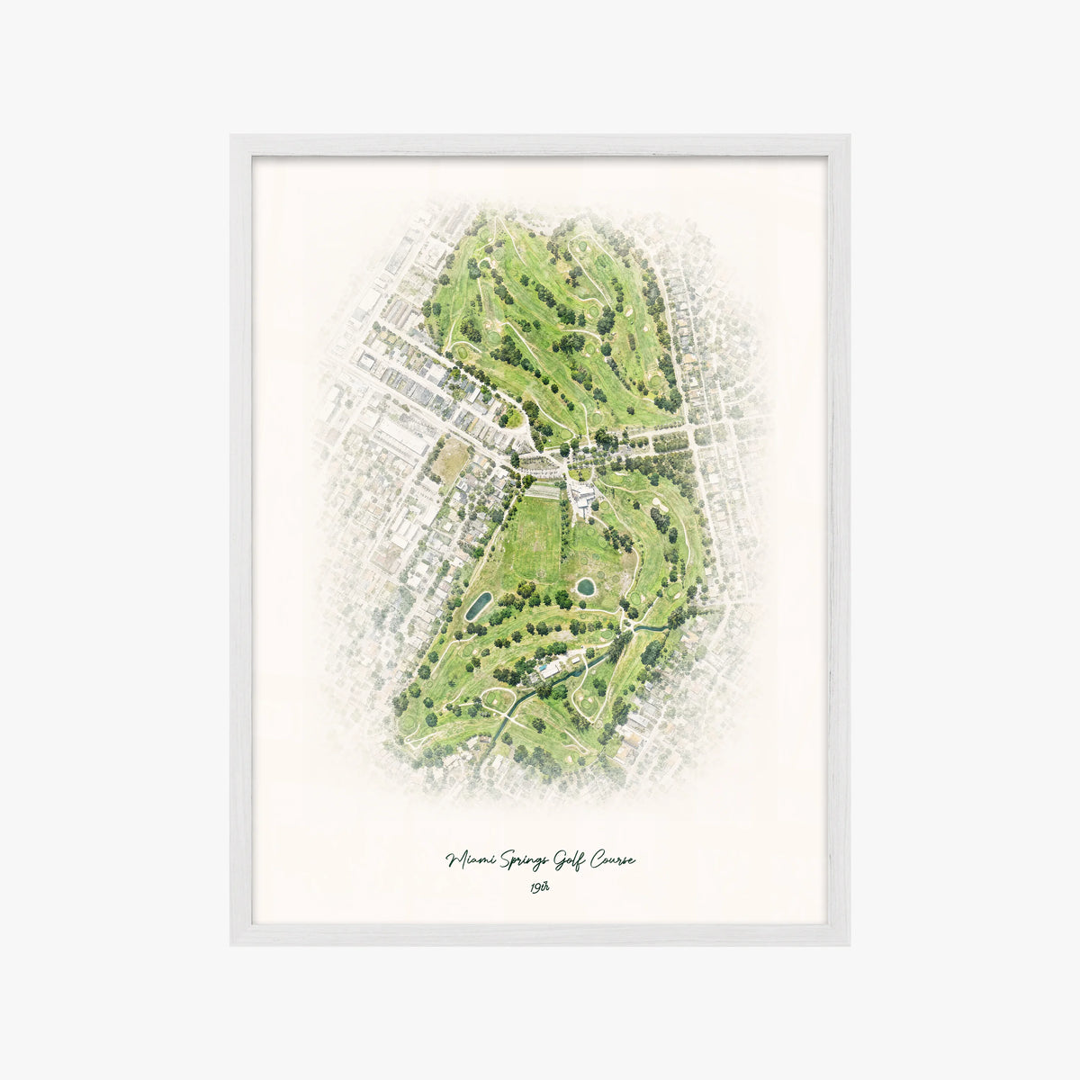 Miami Springs Golf Course white frame