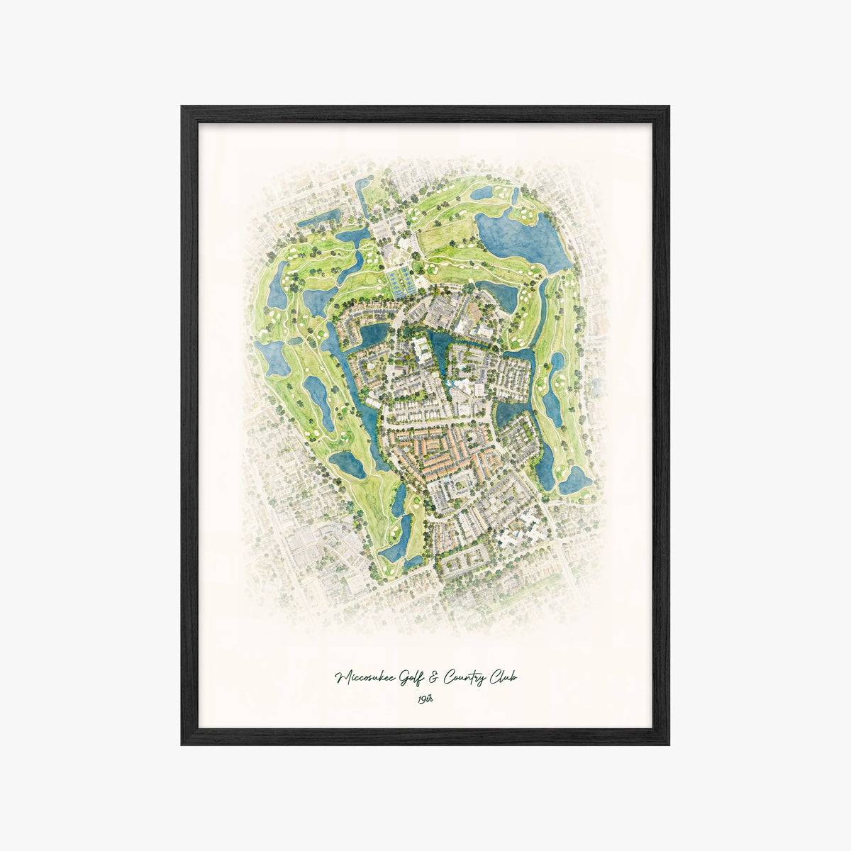 Miccosukee Golf & Country Club black frame