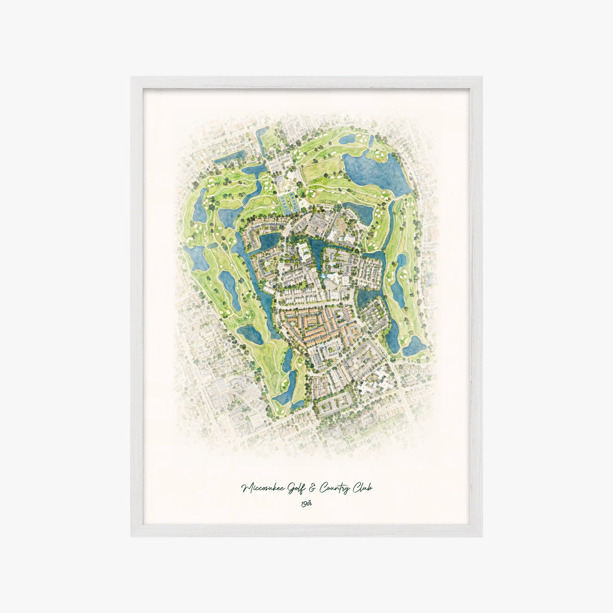 Miccosukee Golf & Country Club white frame