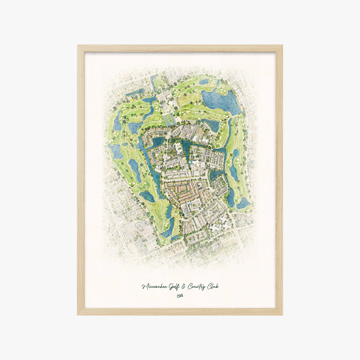 Miccosukee Golf & Country Club wood frame
