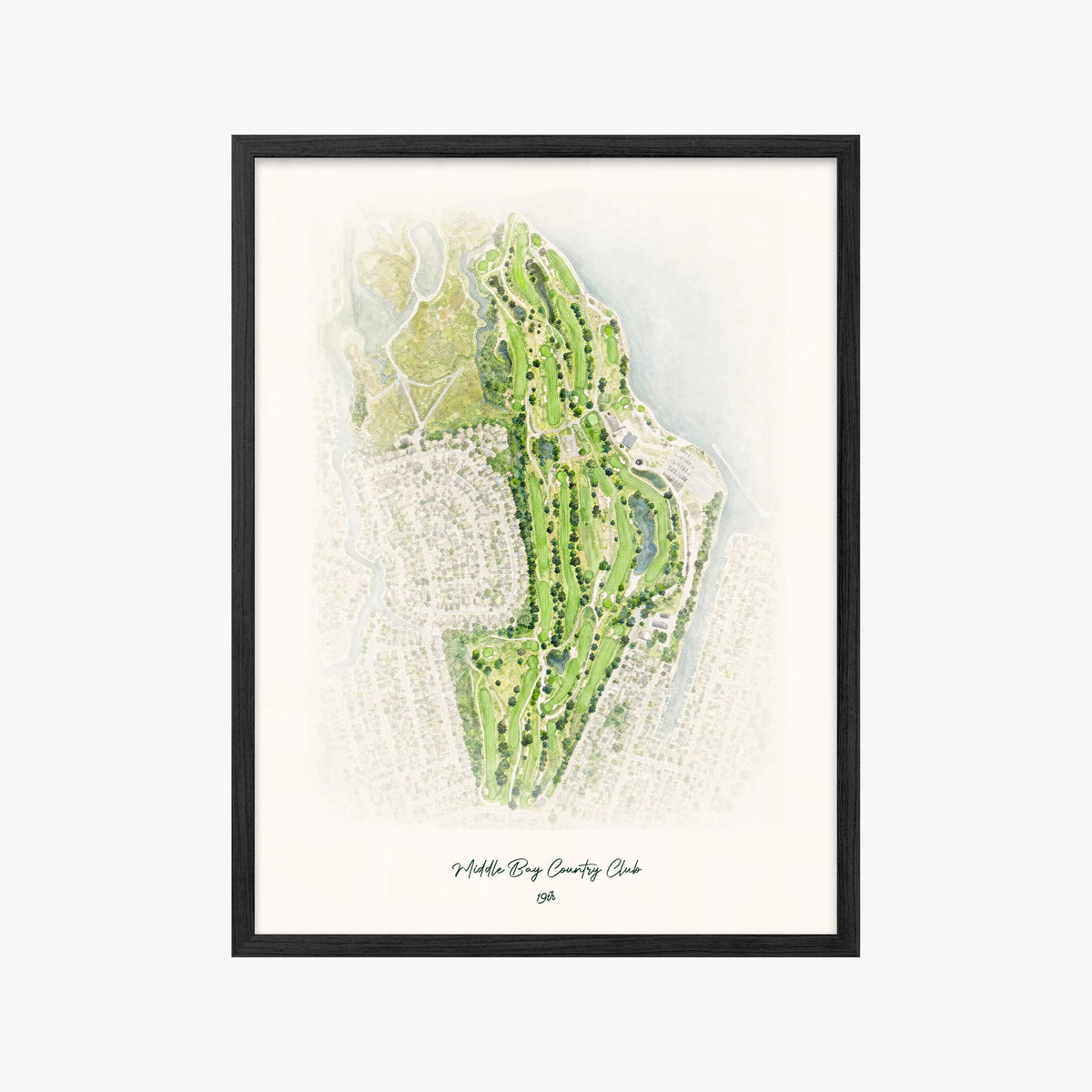 Middle Bay Country Club black frame