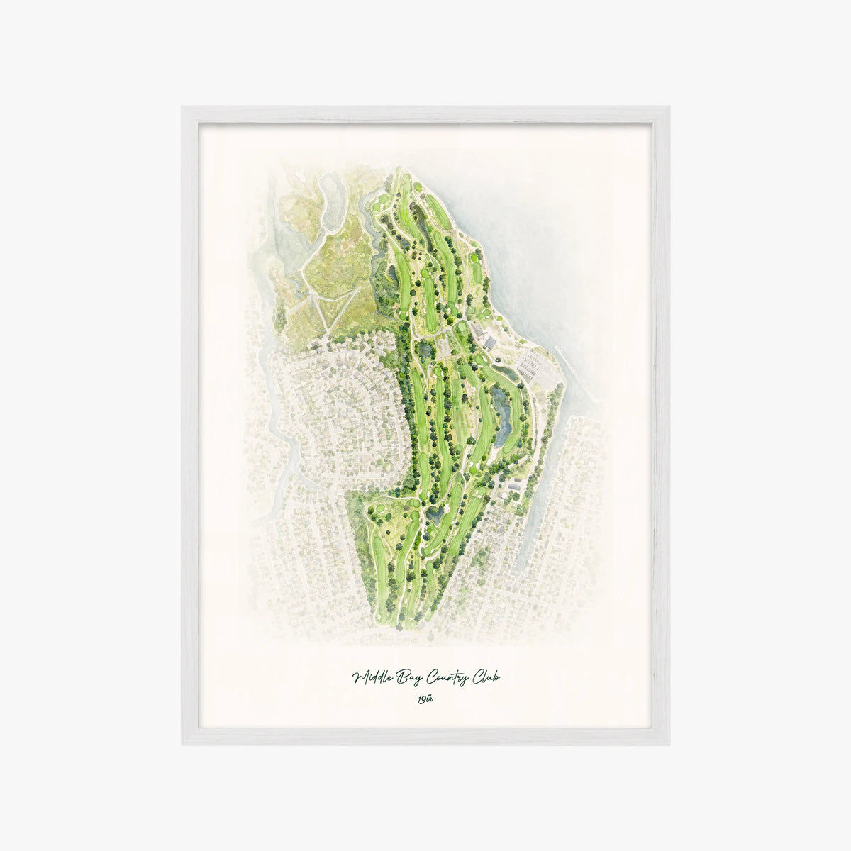 Middle Bay Country Club white frame