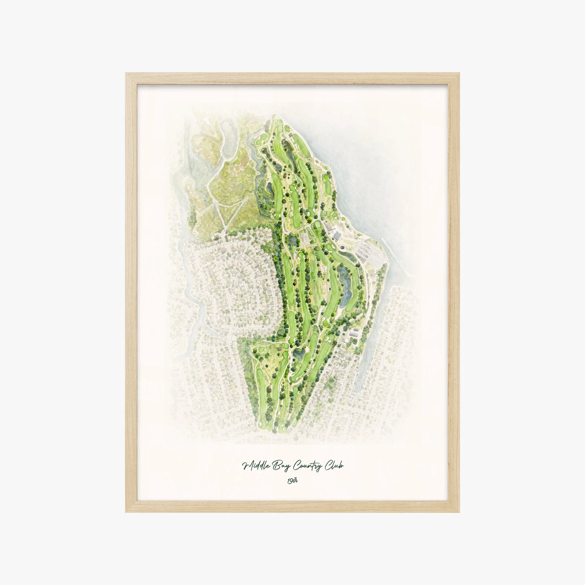 Middle Bay Country Club wood frame