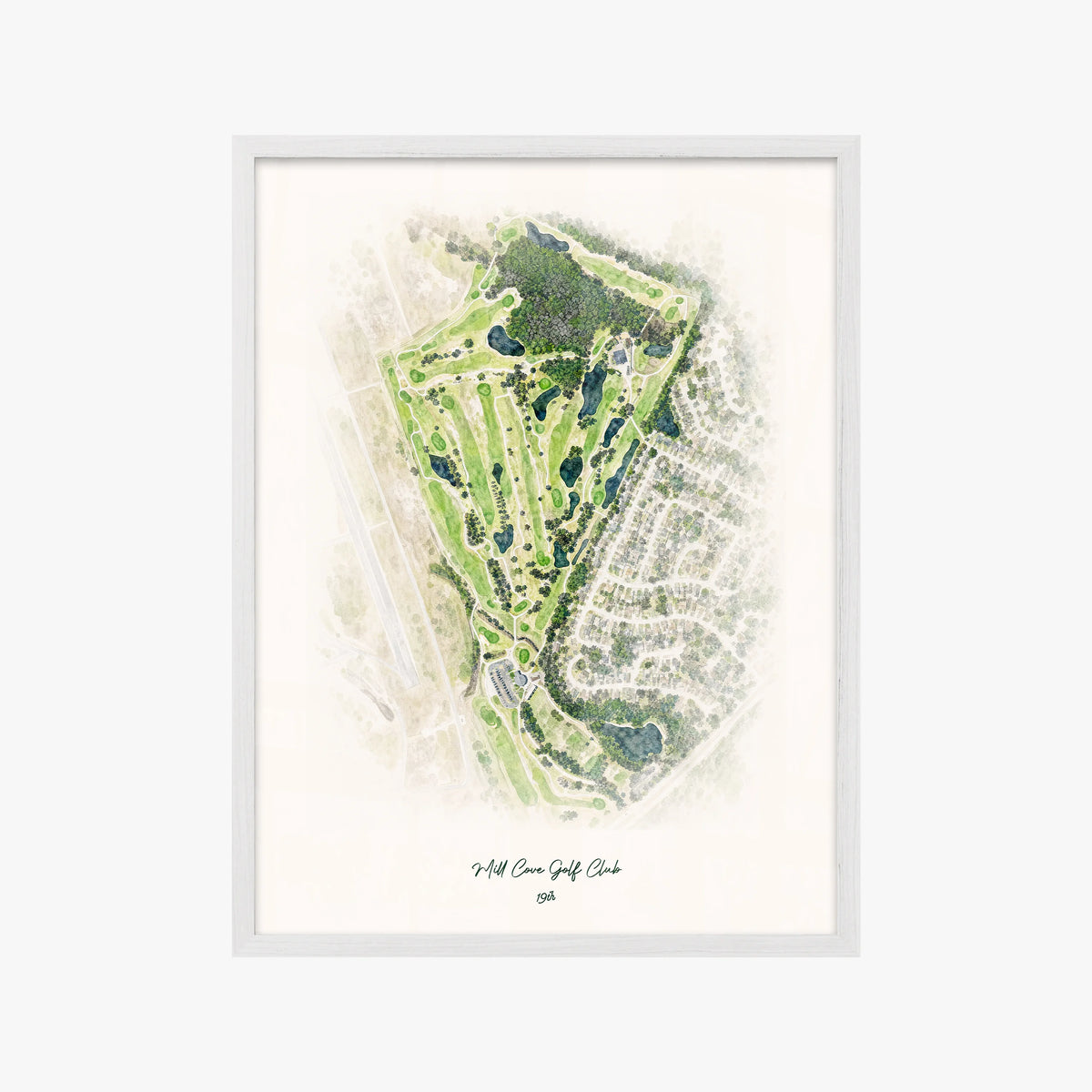 Mill Cove Golf Club white frame