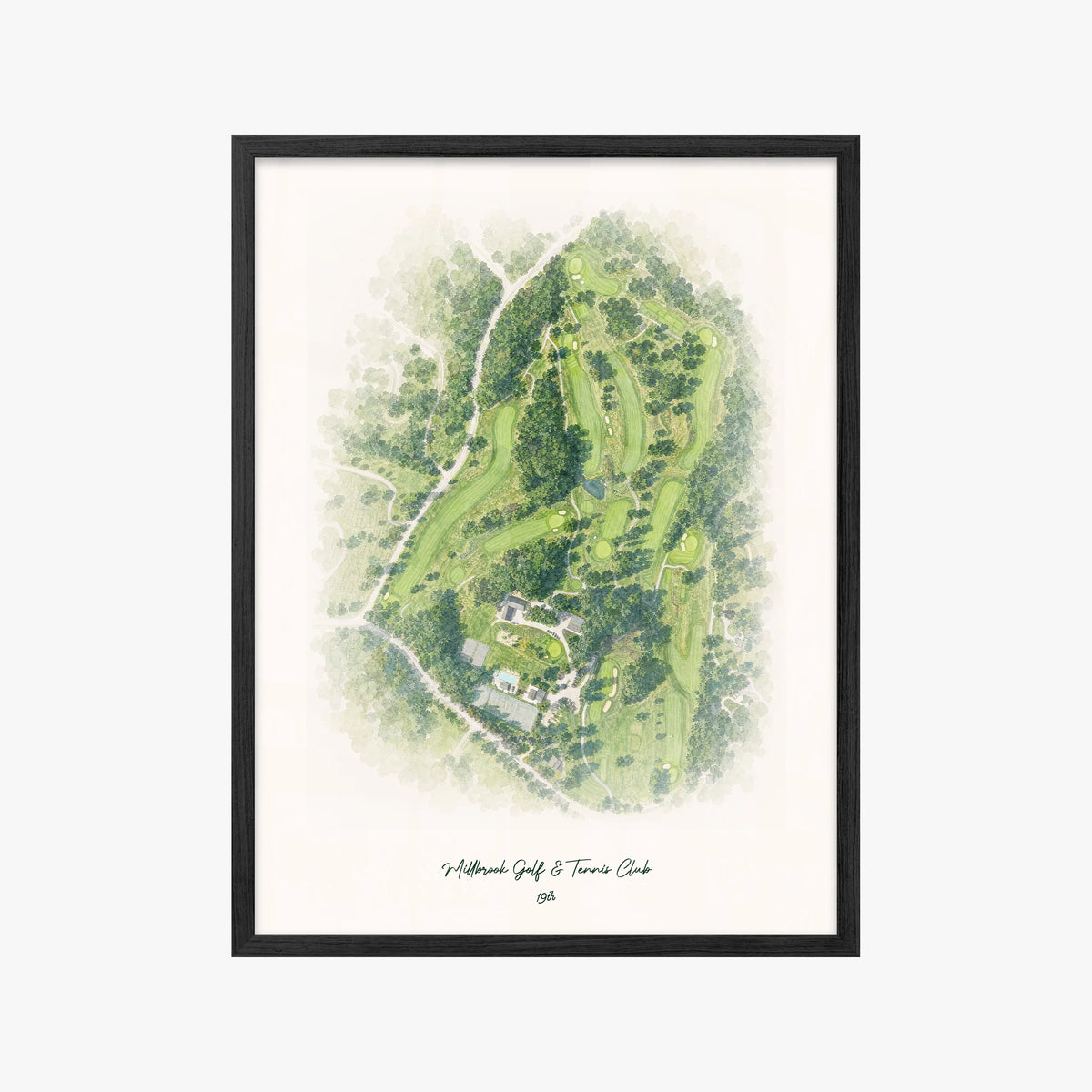 Millbrook Golf & Tennis Club black frame