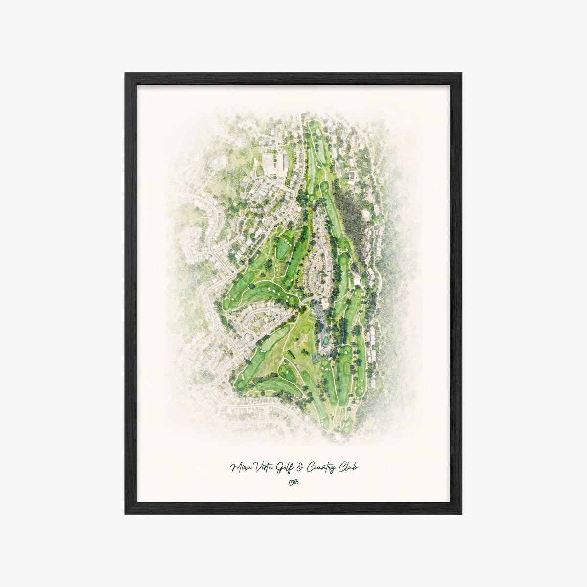 Mira Vista Golf & Country Club black frame