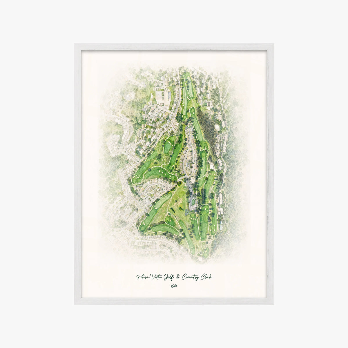 Mira Vista Golf & Country Club white frame