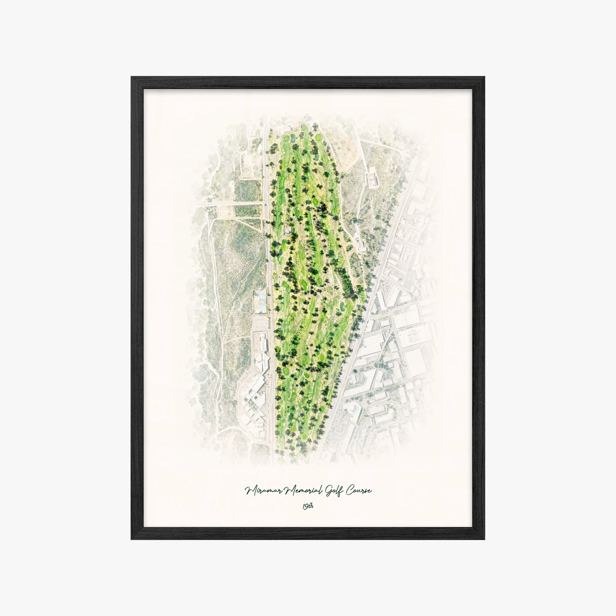 Miramar Memorial Golf Course black frame