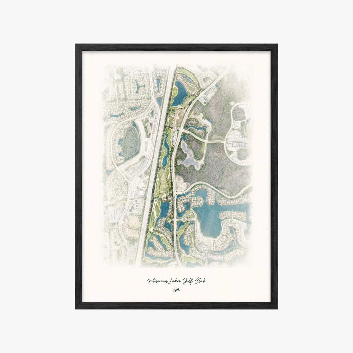 Miromar Lakes Golf Club black frame