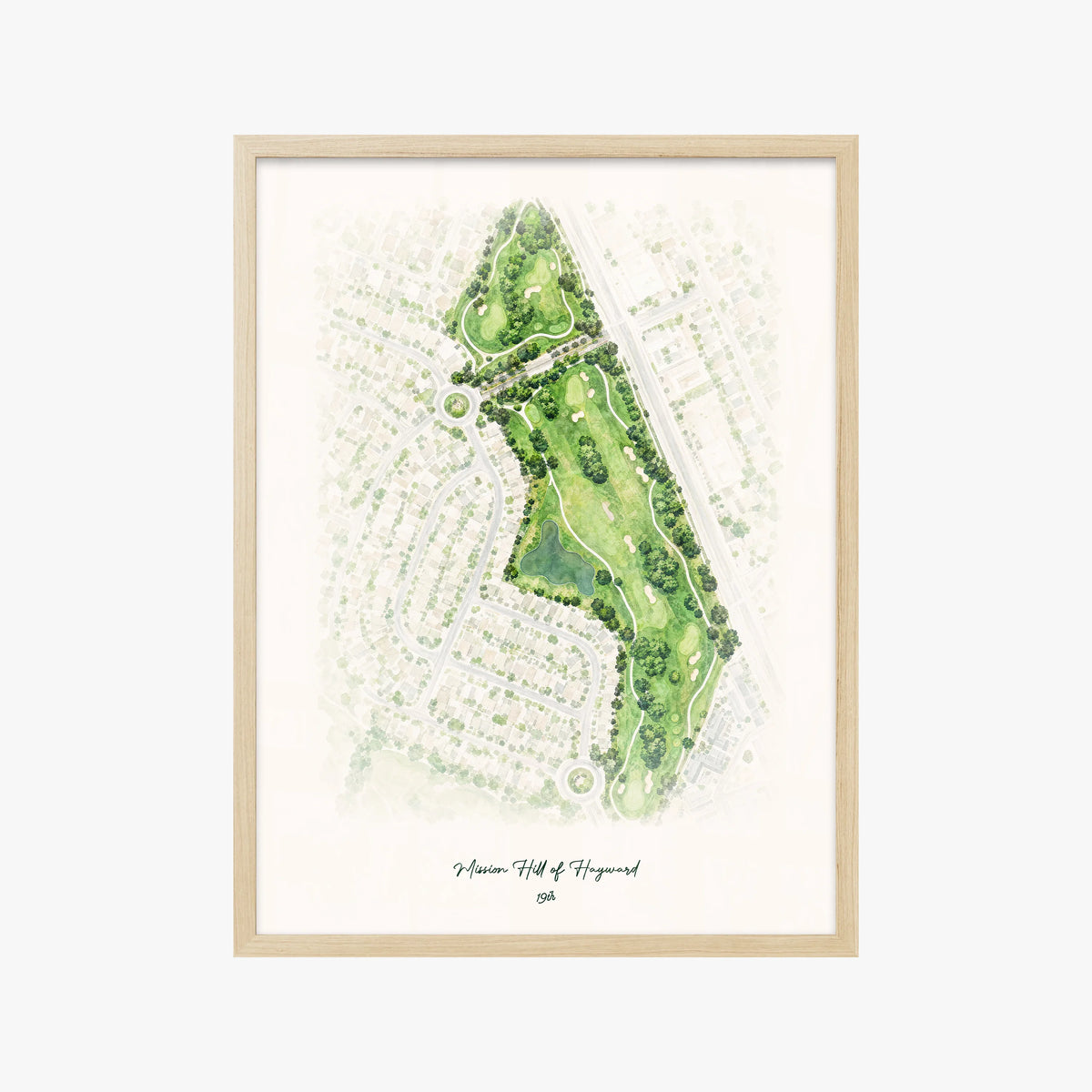 Mission Hill of Hayward wood frame