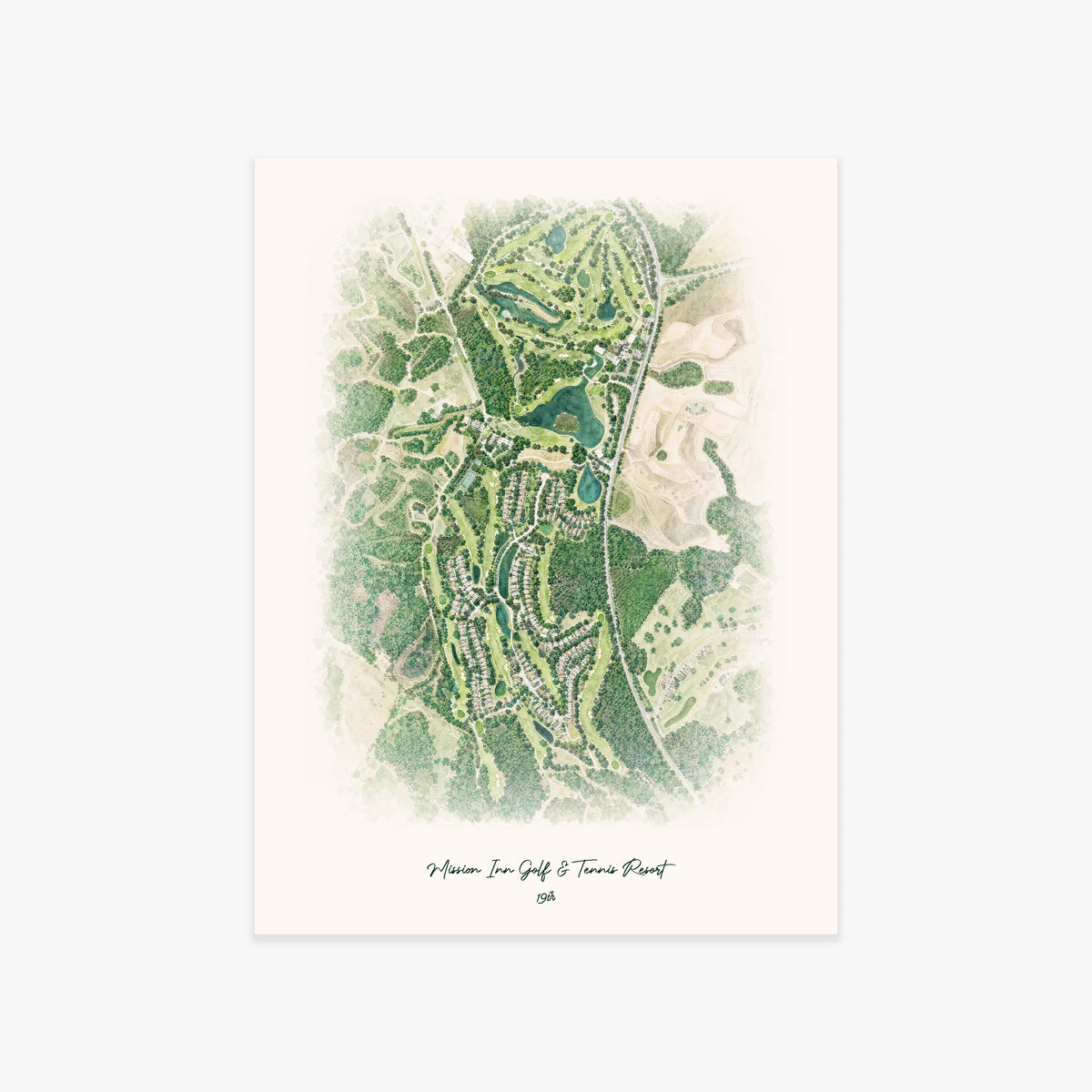 Mission Inn Golf & Tennis Resort printed artwork