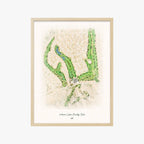 Mission Lakes Country Club wood frame
