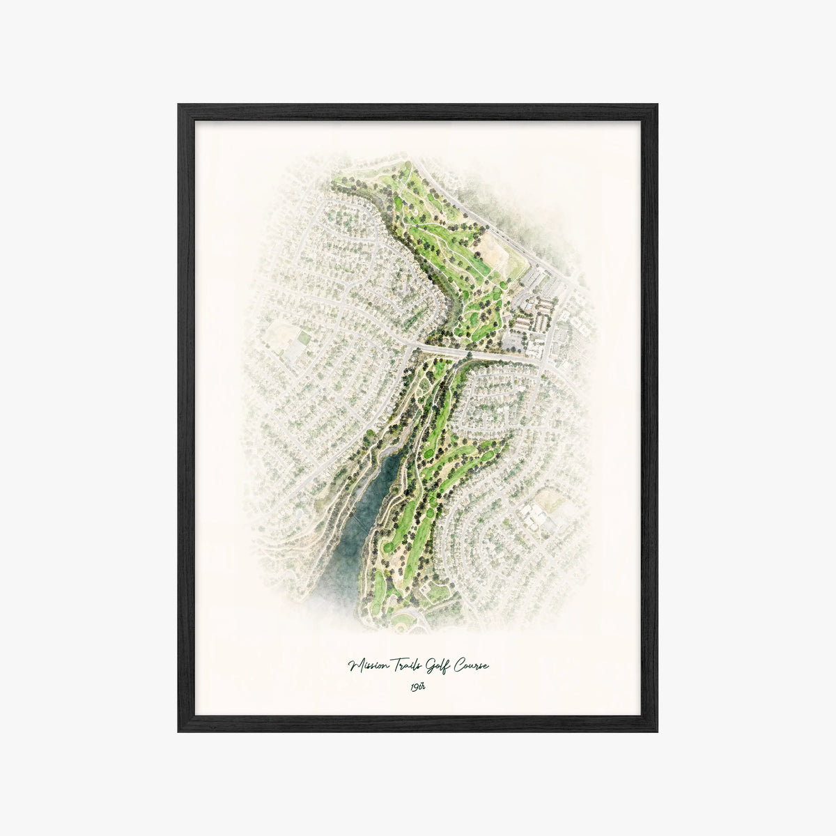 Mission Trails Golf Course black frame