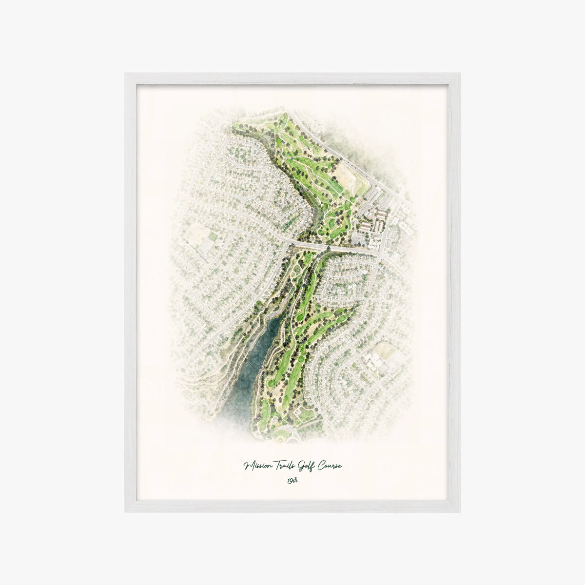 Mission Trails Golf Course white frame