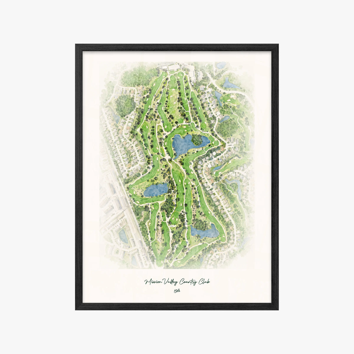 Mission Valley Country Club black frame