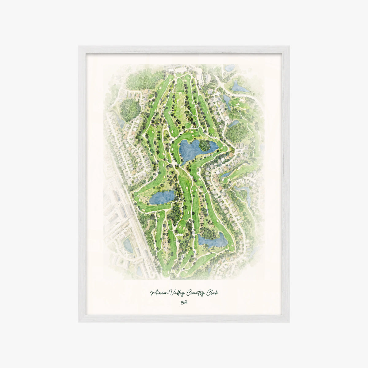 Mission Valley Country Club white frame