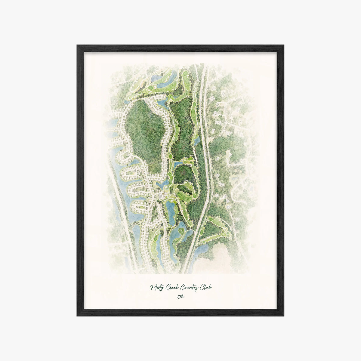 Misty Creek Country Club black frame