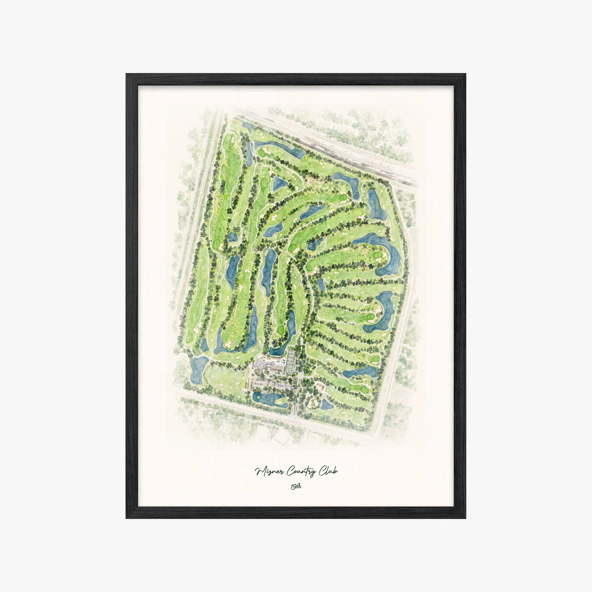 Mizner Country Club black frame