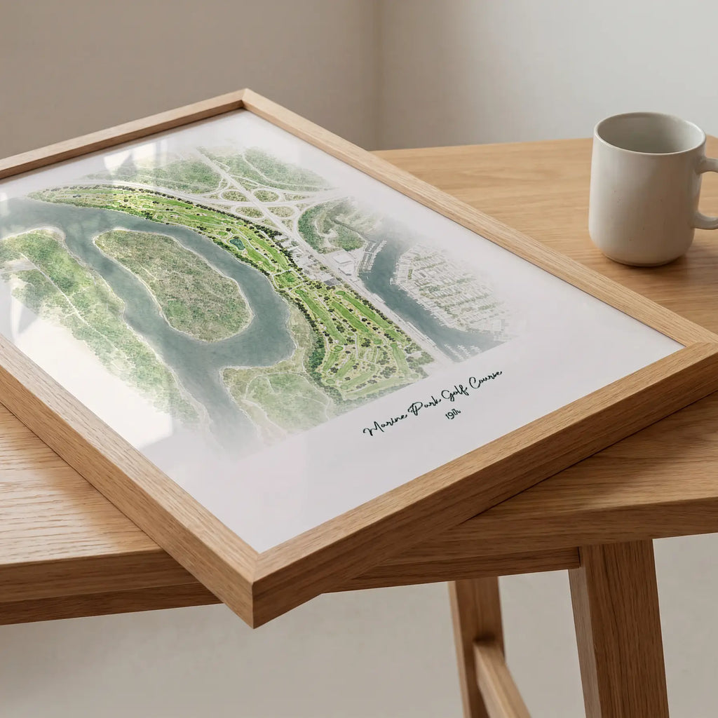 Marine Park Golf Course mockup 7