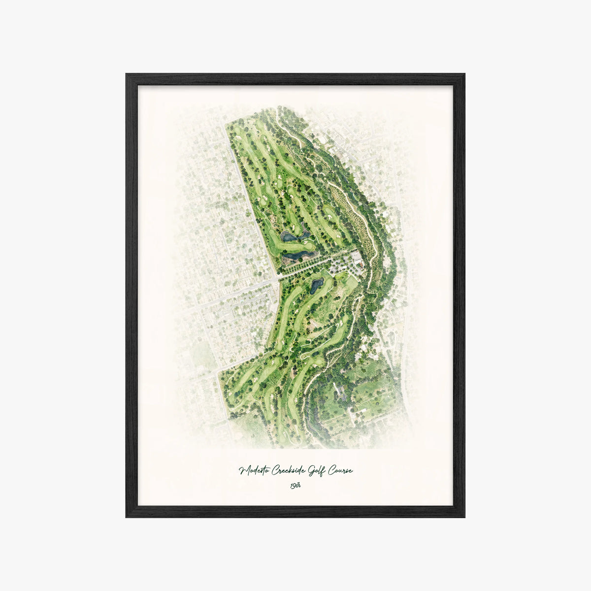 Modesto Creekside Golf Course black frame