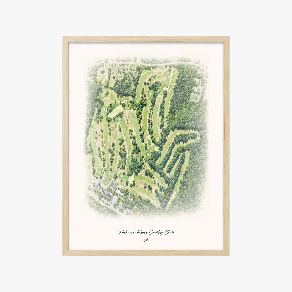 Mohawk River Country Club wood frame
