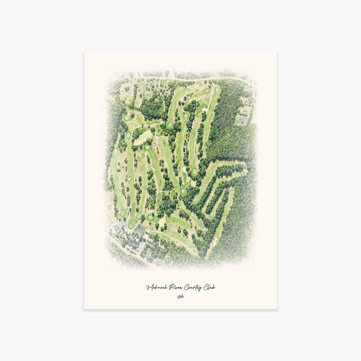 Mohawk River Country Club printed artwork