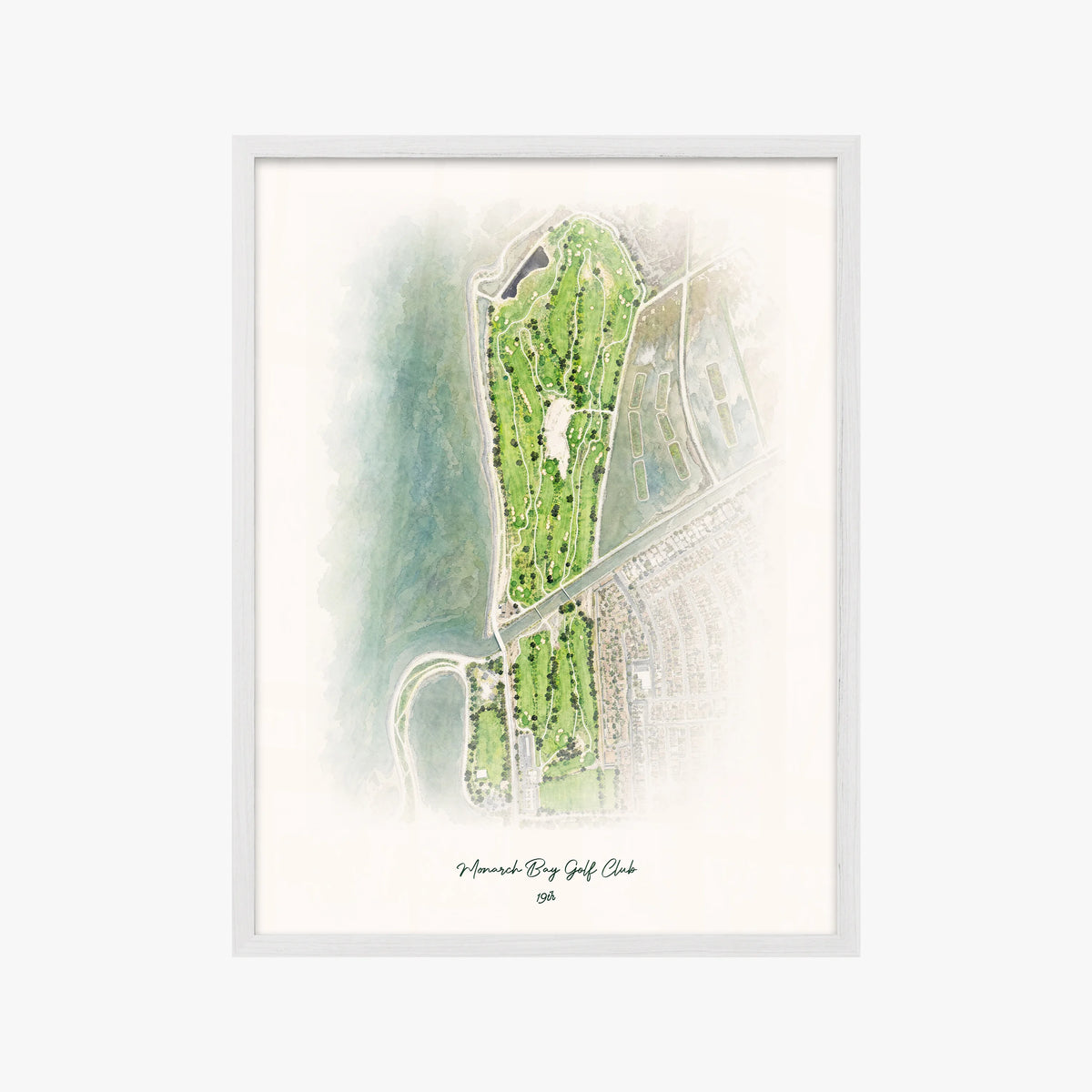Monarch Bay Golf Club white frame