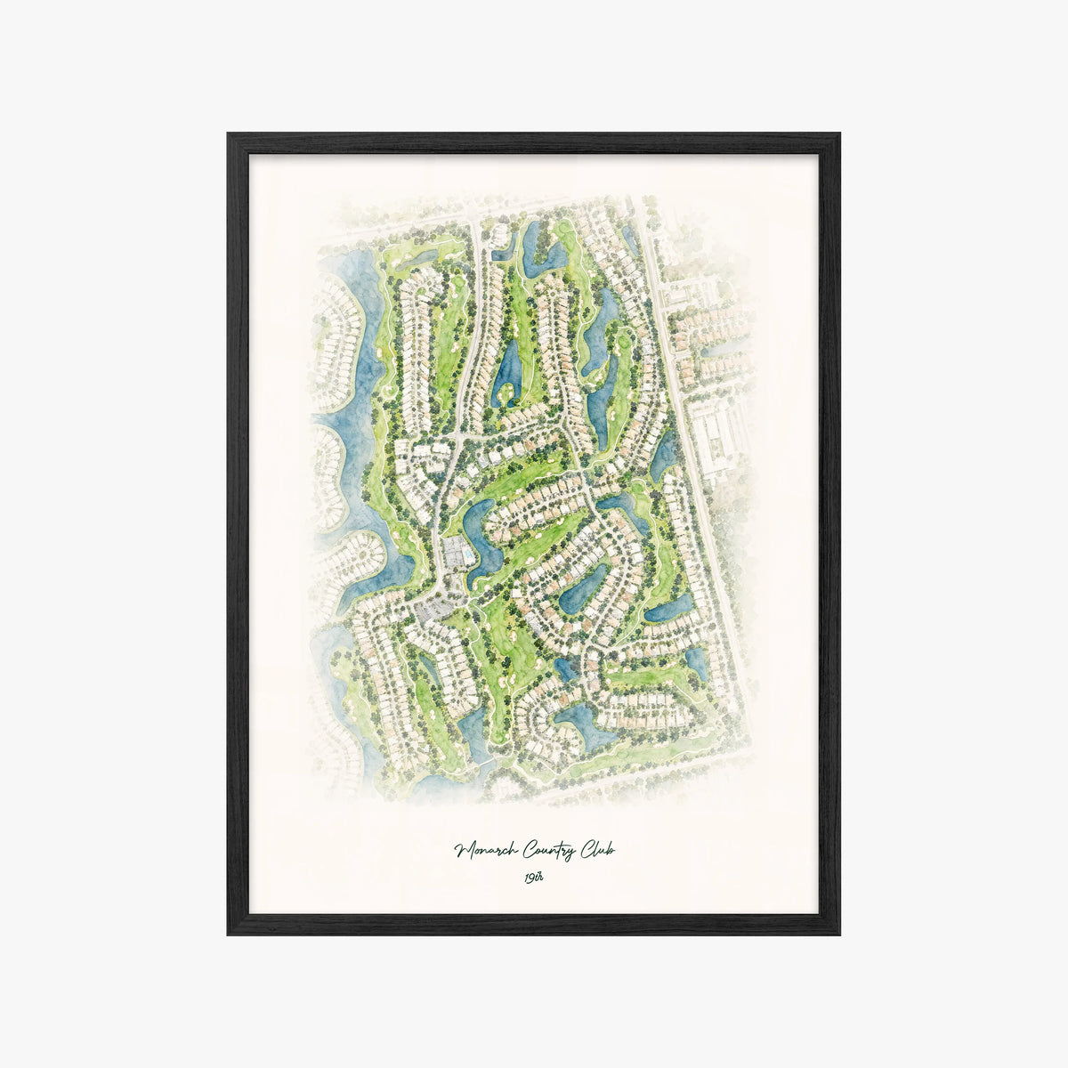 Monarch Country Club black frame