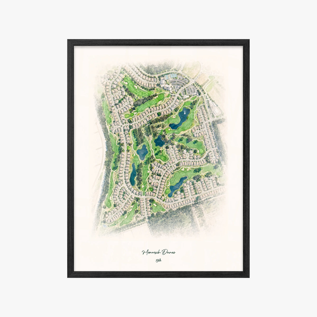 Monarch Dunes black frame