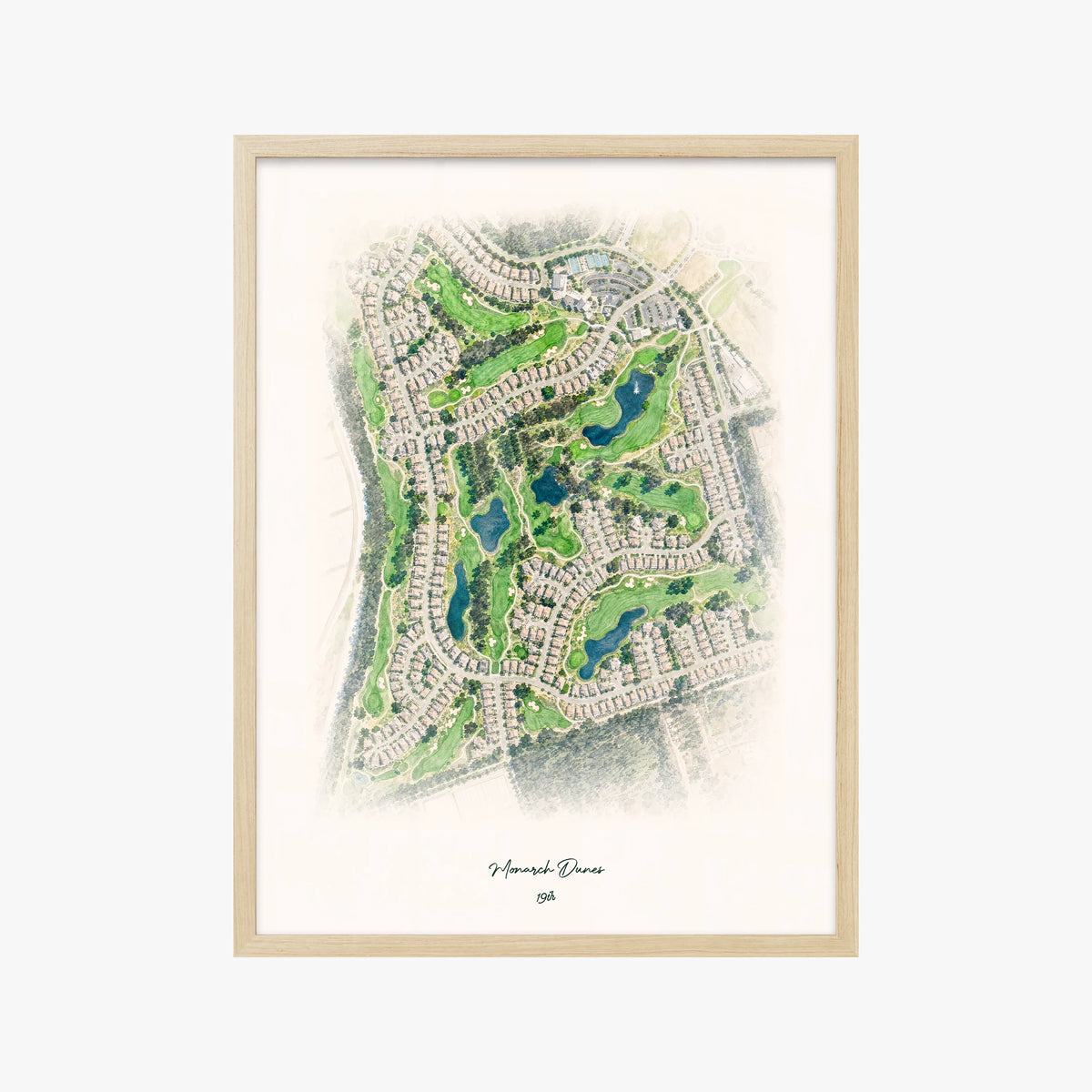 Monarch Dunes wood frame