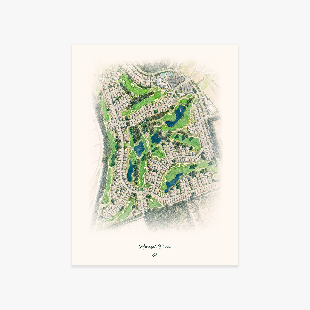 Monarch Dunes printed artwork