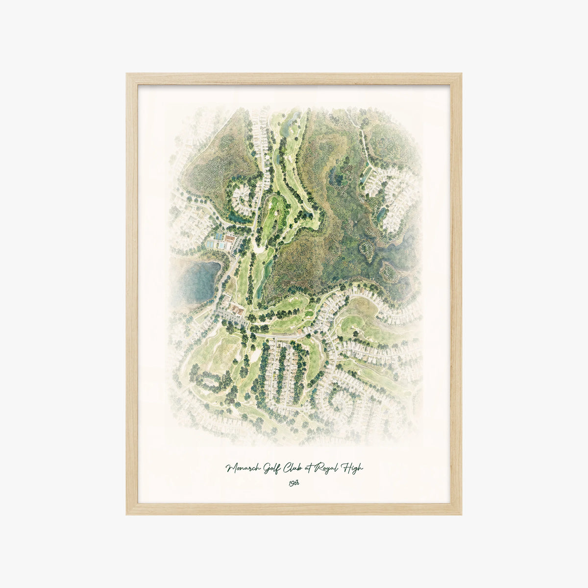 Monarch Golf Club at Royal High wood frame