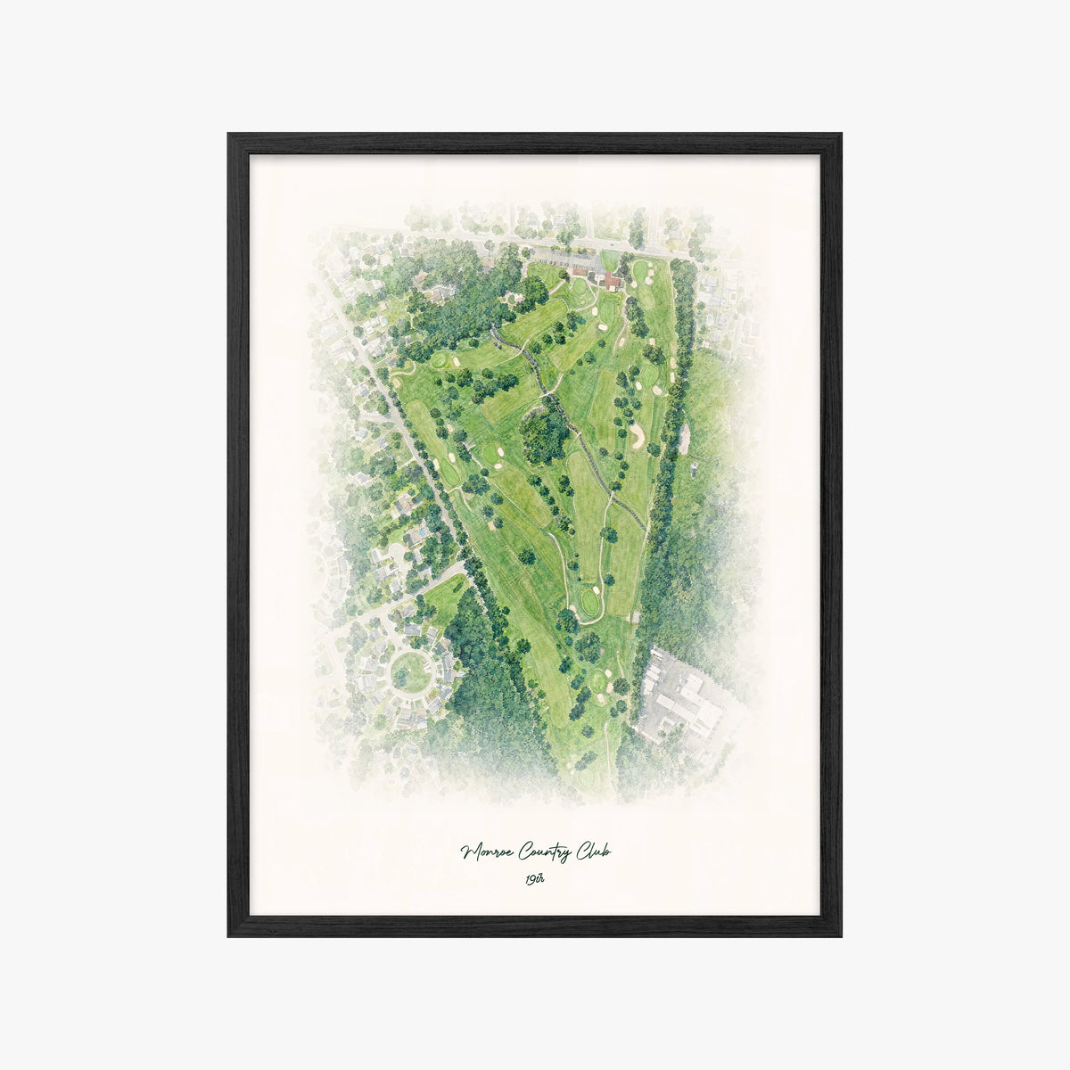 Monroe Country Club black frame
