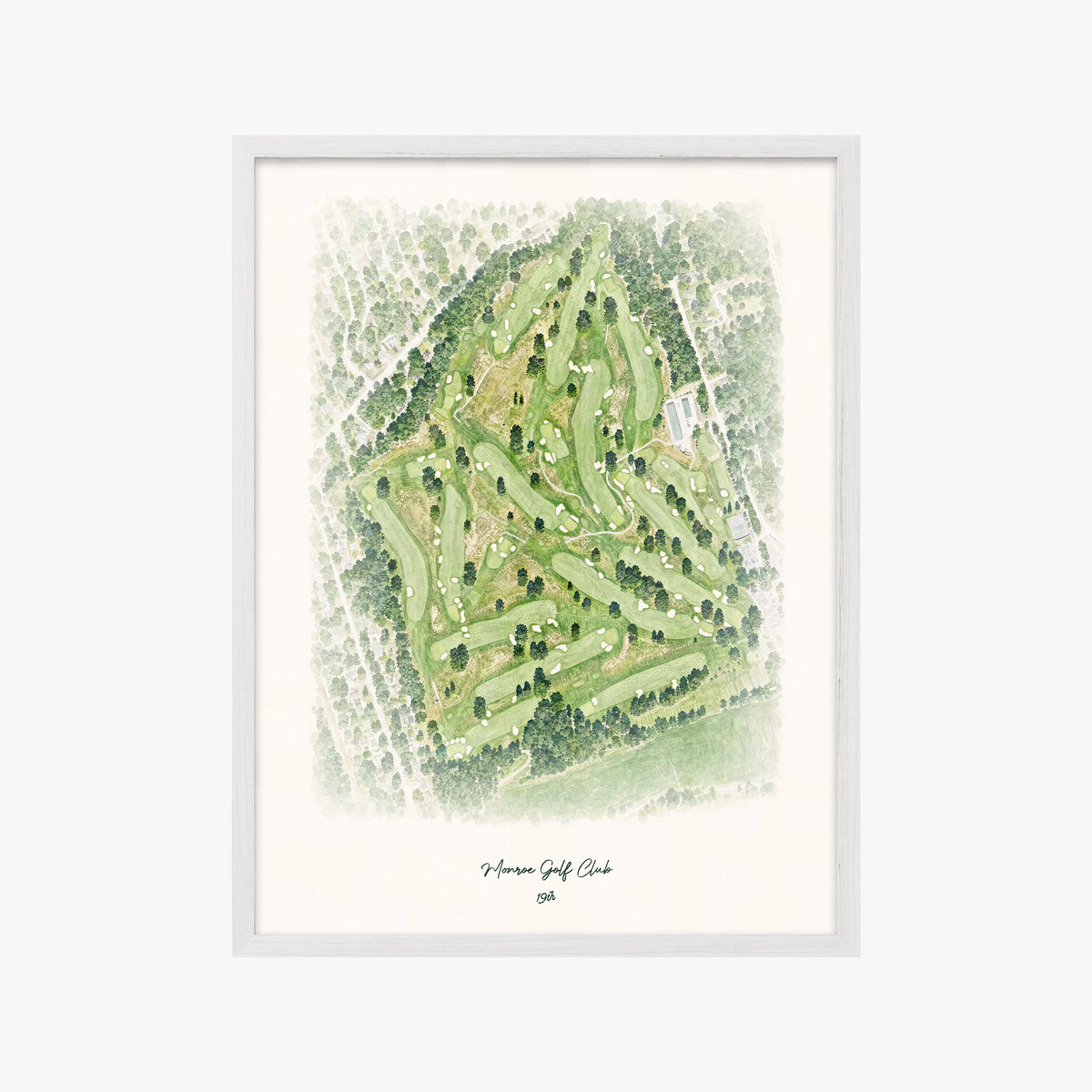 Monroe Golf Club white frame