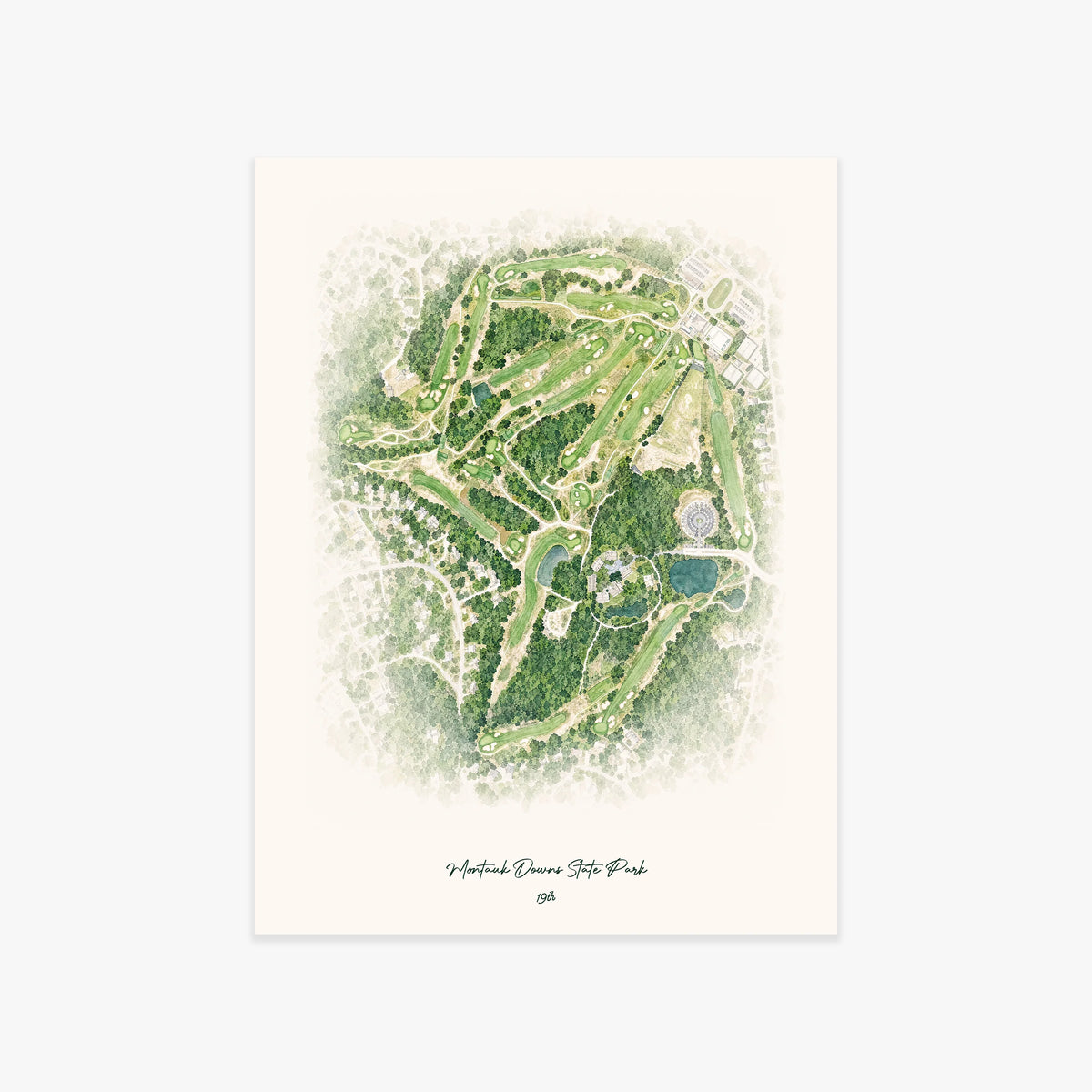 Montauk Downs State Park printed artwork