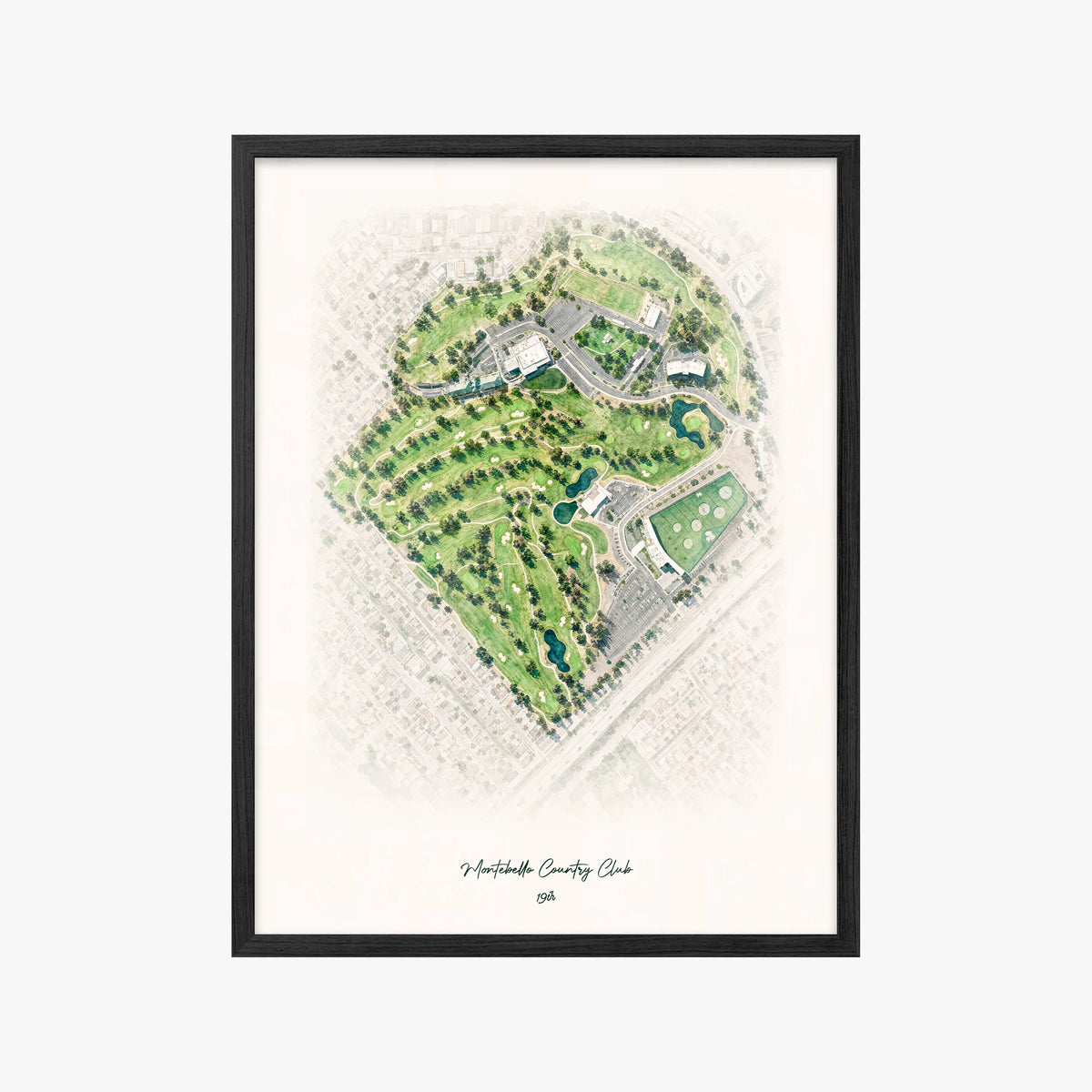 Montebello Country Club black frame