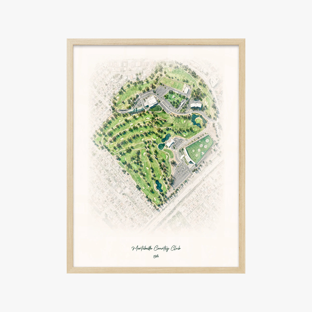 Montebello Country Club wood frame