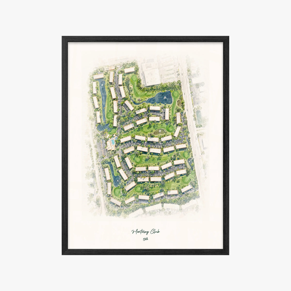 Monterey Club black frame