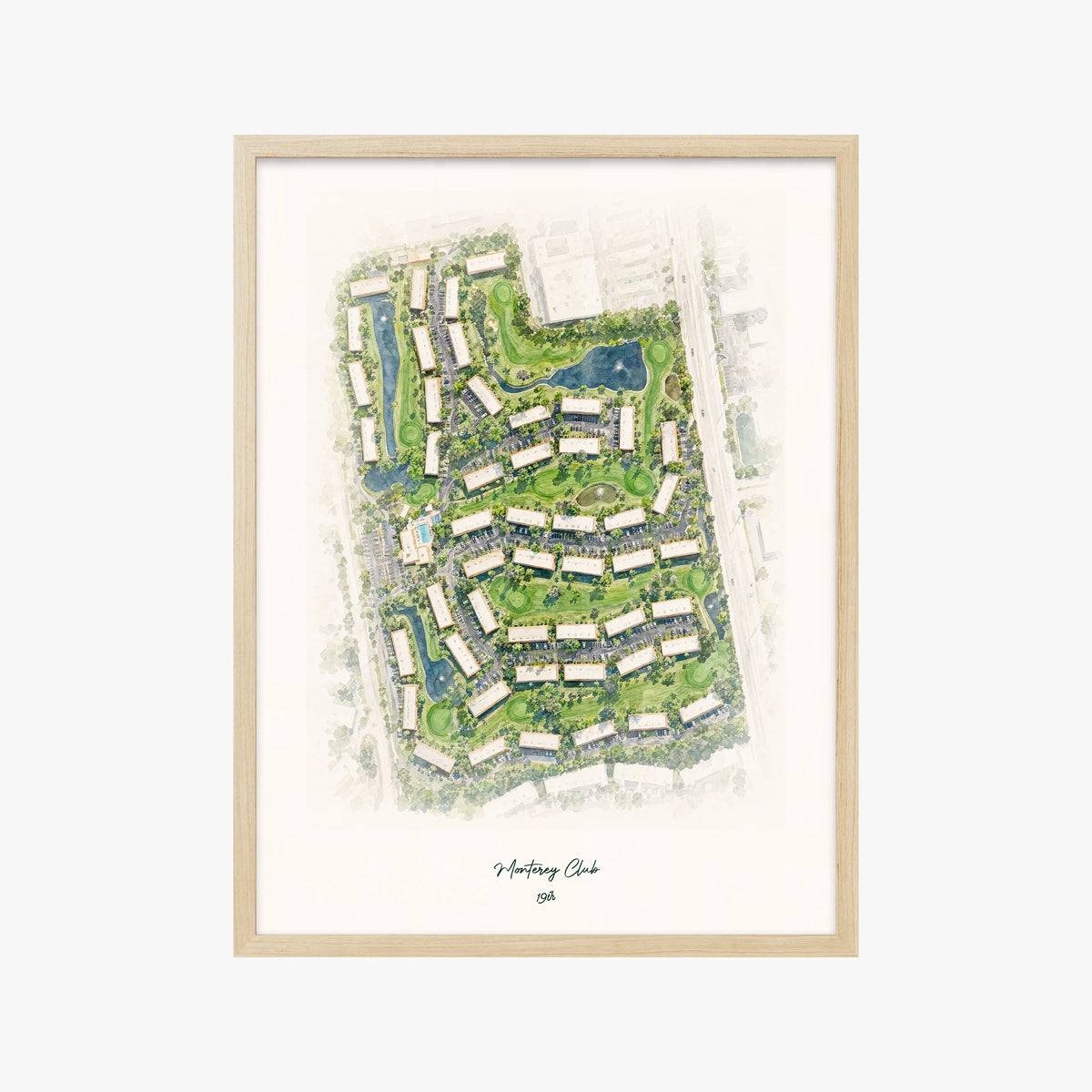 Monterey Club wood frame