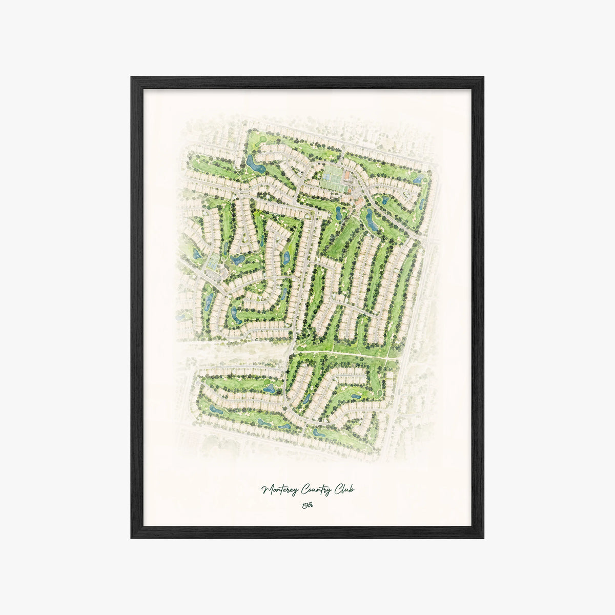Monterey Country Club black frame