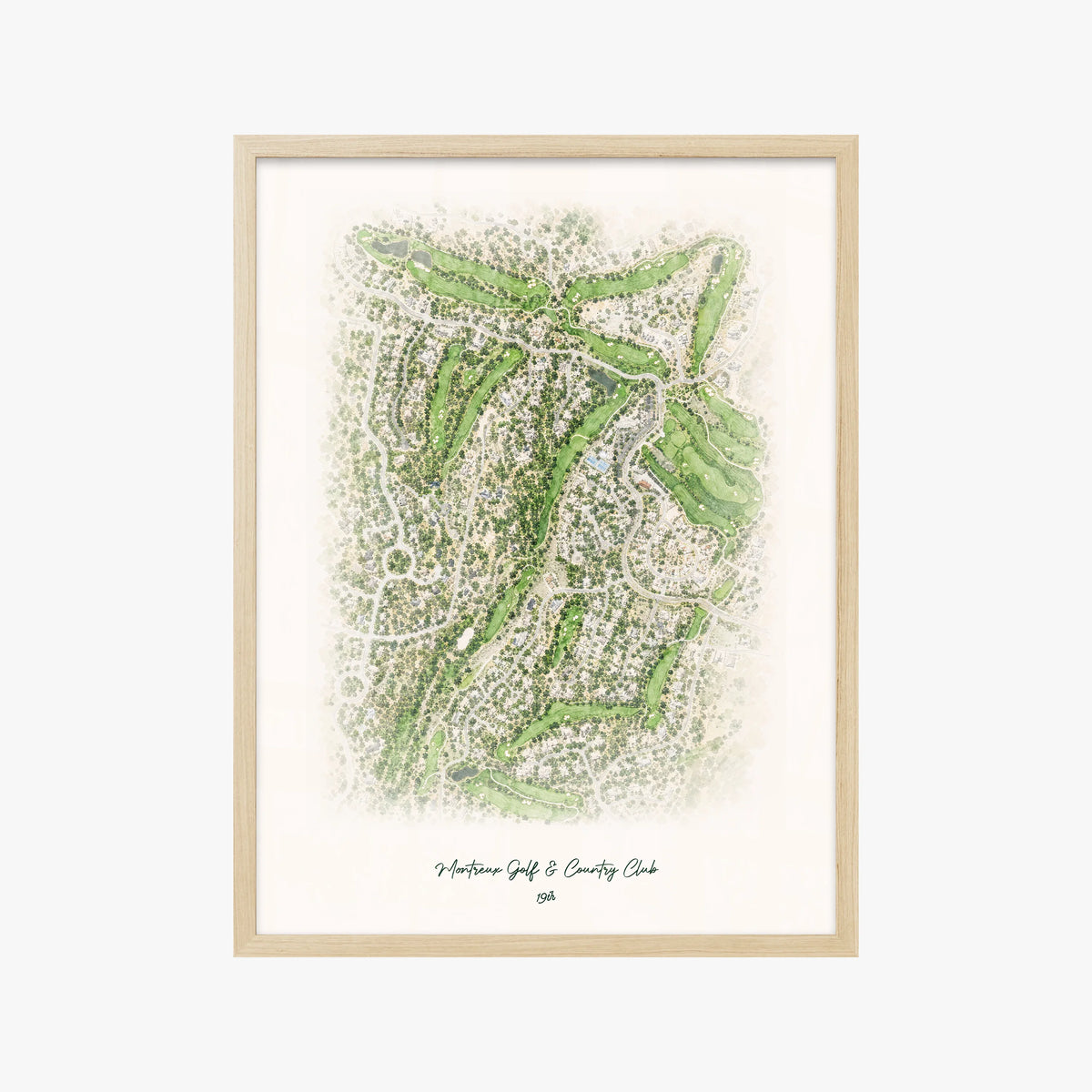 Montreux Golf & Country Club wood frame