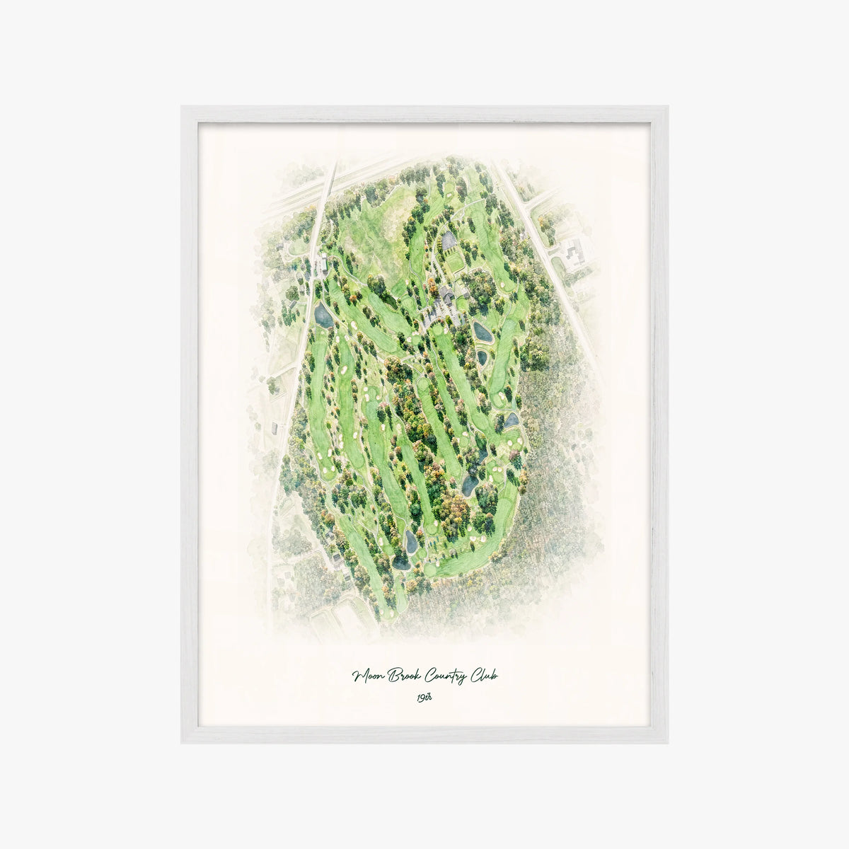 Moon Brook Country Club white frame
