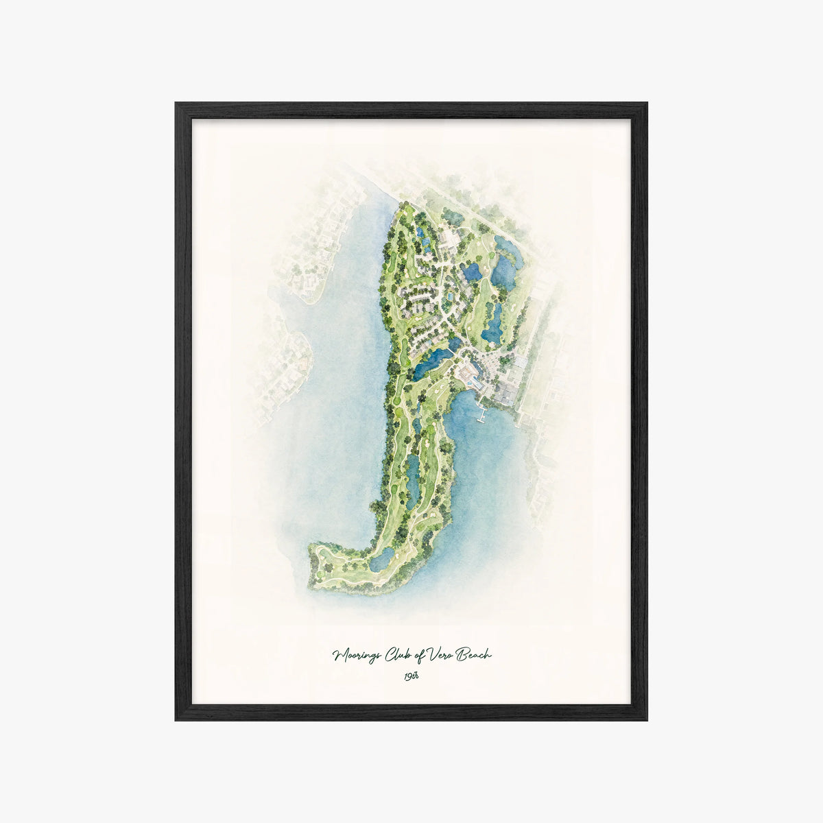 Moorings Club of Vero Beach black frame