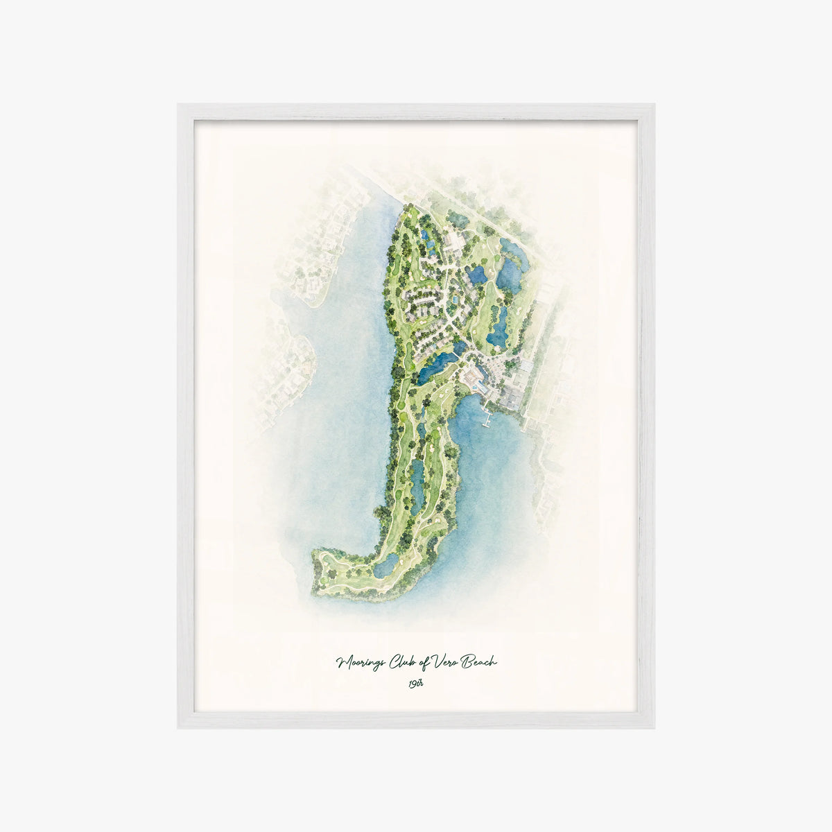 Moorings Club of Vero Beach white frame